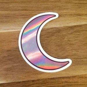 Moon sticker